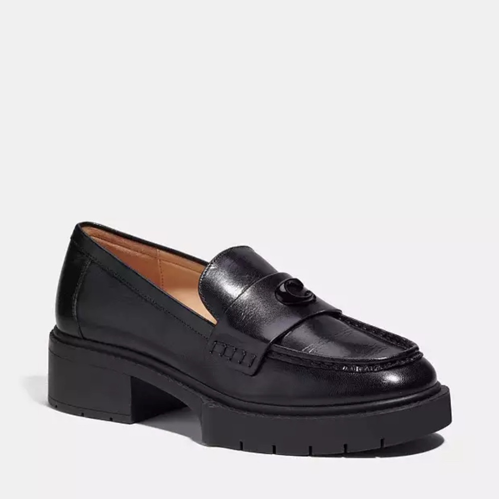 Coach Black Leah Loafer